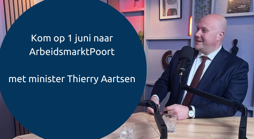 Kom naar de Arbeidsmarktpoort met minister Thierry Aartsen
